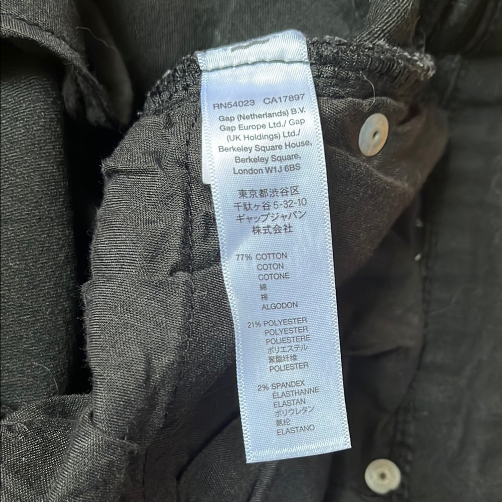 GAP Black Denim Jean Leggings | 14 - Picture 7 of 8